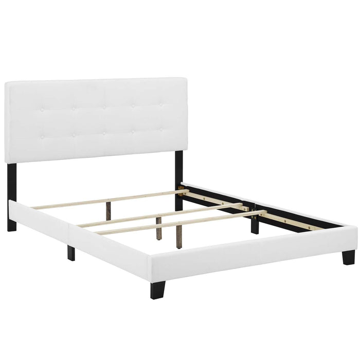 Amira Twin Upholstered Fabric Bed