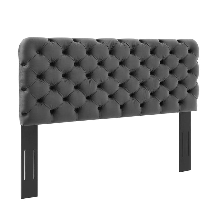 Lizzy Tufted Twin Performance Velvet Headboard