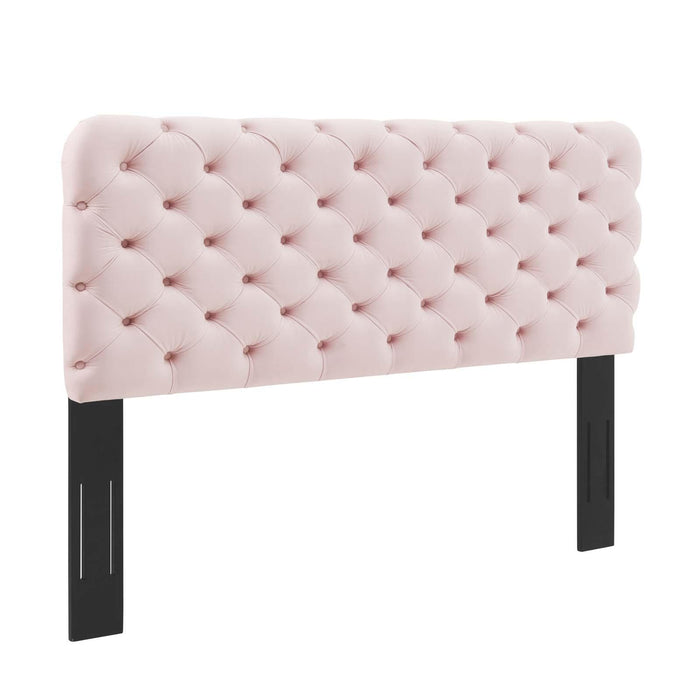 Lizzy Tufted Twin Performance Velvet Headboard