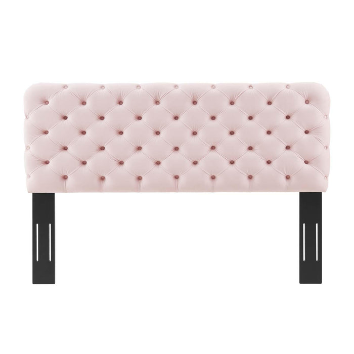 Lizzy Tufted Twin Performance Velvet Headboard