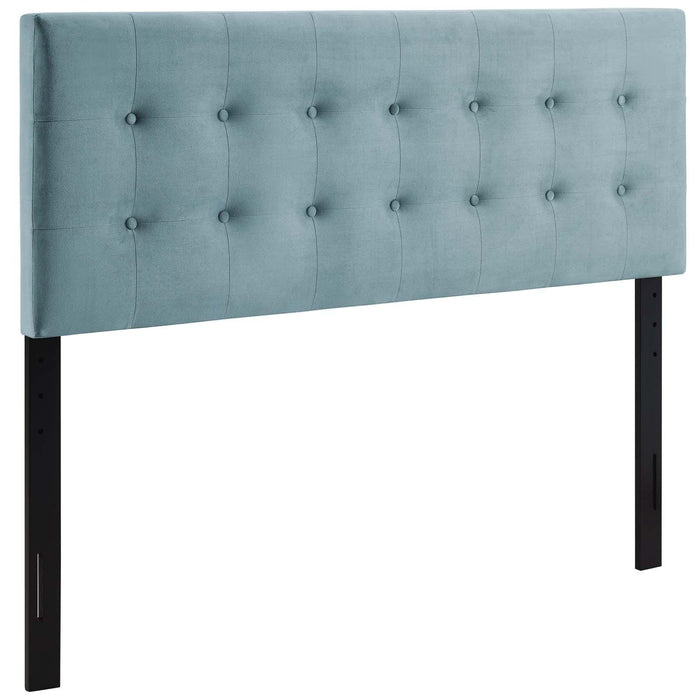 Emily Full Biscuit Tufted Performance Velvet Headboard