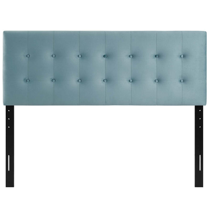 Emily Full Biscuit Tufted Performance Velvet Headboard