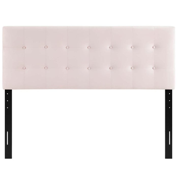 Emily King Biscuit Tufted Performance Velvet Headboard