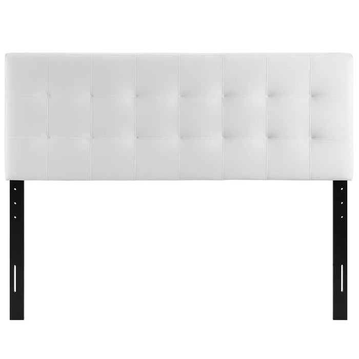 Lily Queen Biscuit Tufted Performance Velvet Headboard