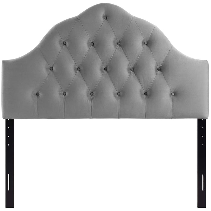 Sovereign Queen Diamond Tufted Performance Velvet Headboard