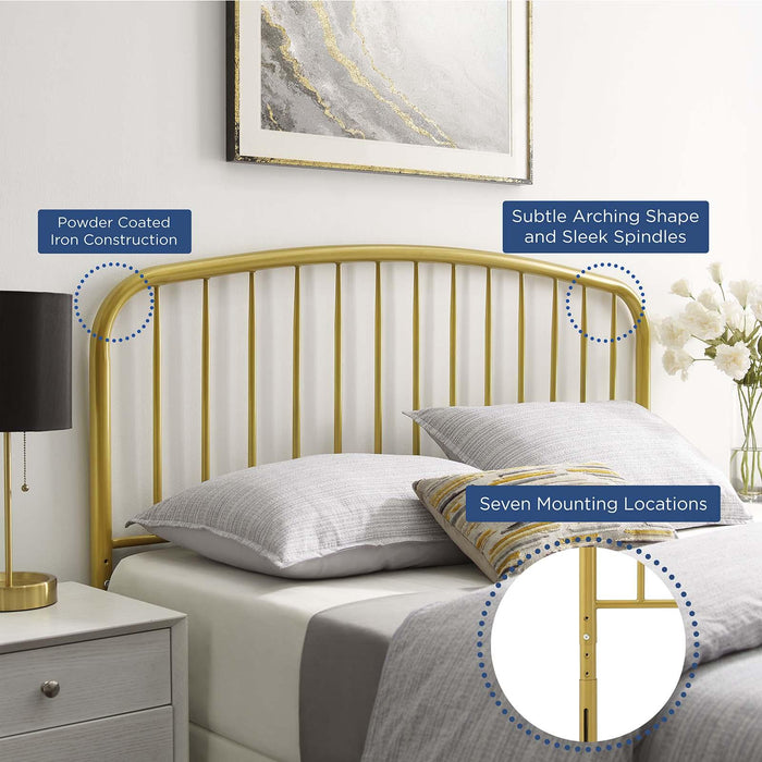 Nova Twin Metal Headboard