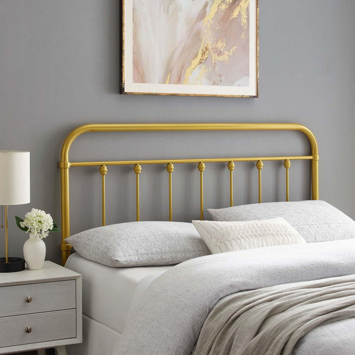 Sage King Metal Headboard