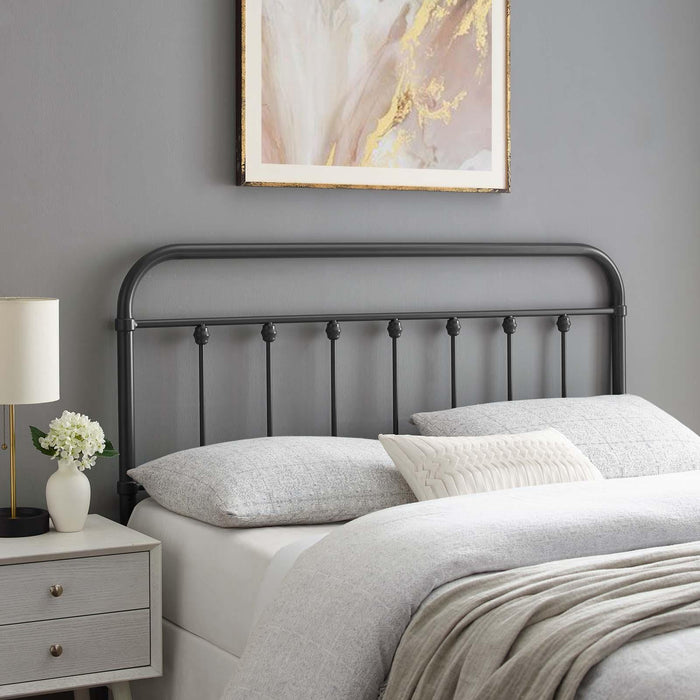 Sage Twin Metal Headboard