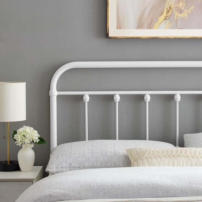 Sage King Metal Headboard