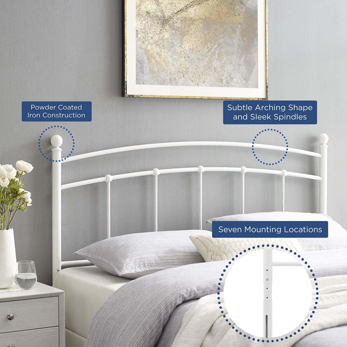 Abigail Twin Metal Headboard