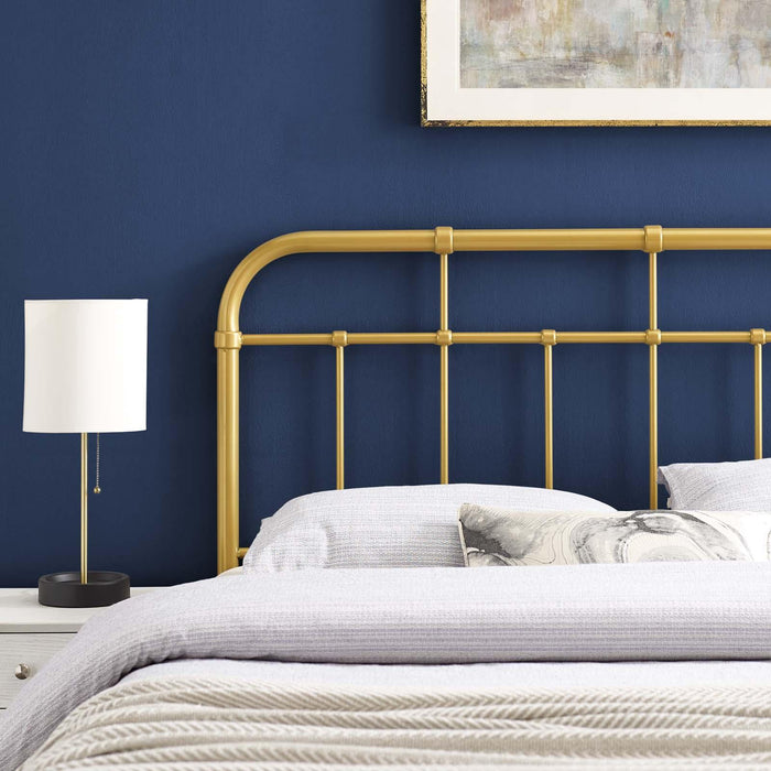 Alessia Queen Metal Headboard