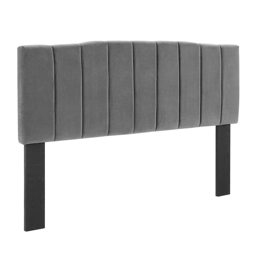 Camilla Channel Tufted Twin Performance Velvet Headboard image