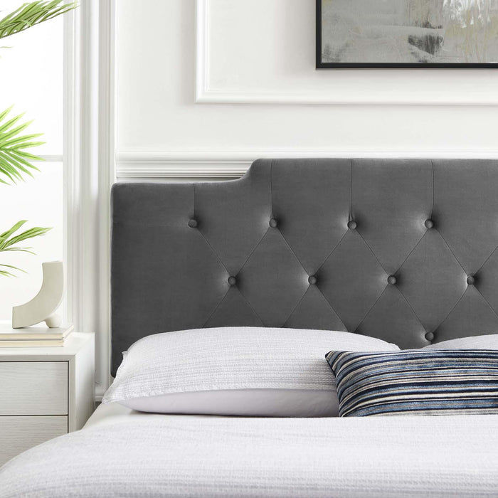 Juliet Tufted Full/Queen Performance Velvet Headboard