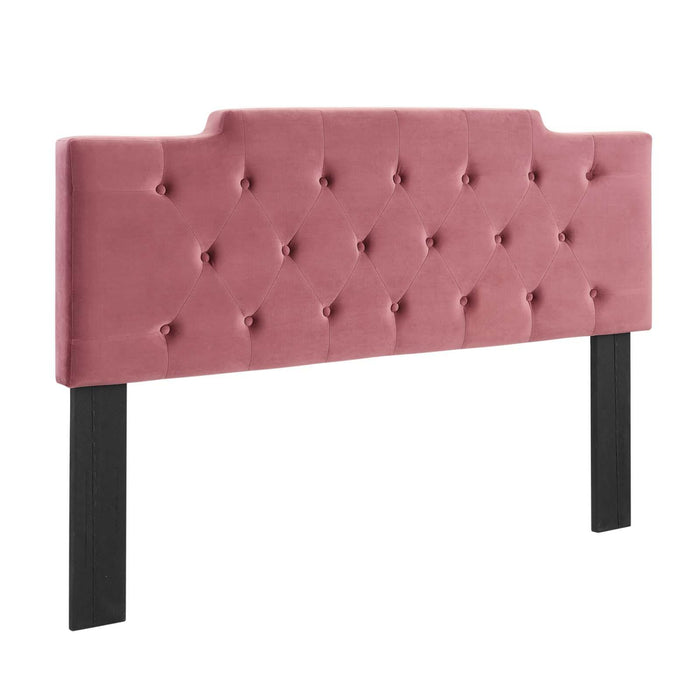 Juliet Tufted Twin Performance Velvet Headboard