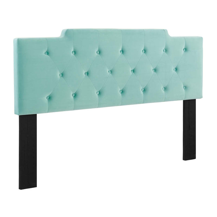 Juliet Tufted Full/Queen Performance Velvet Headboard