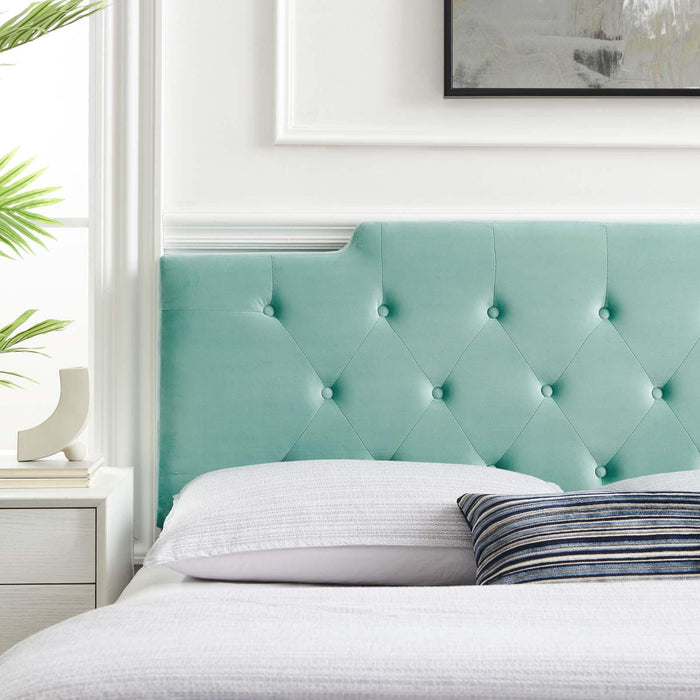 Juliet Tufted Twin Performance Velvet Headboard