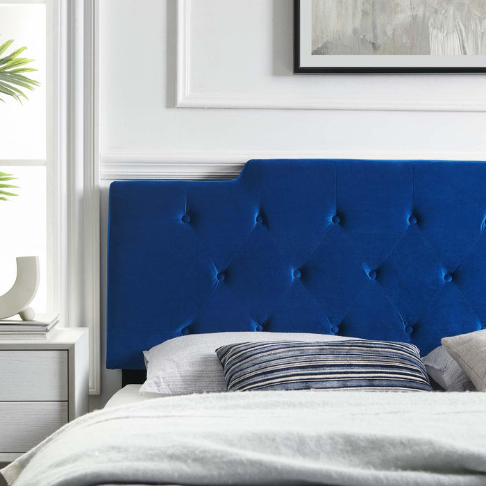 Juliet Tufted King/California King Performance Velvet Headboard