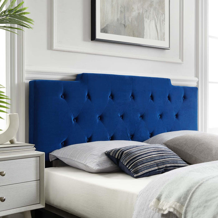 Juliet Tufted King/California King Performance Velvet Headboard