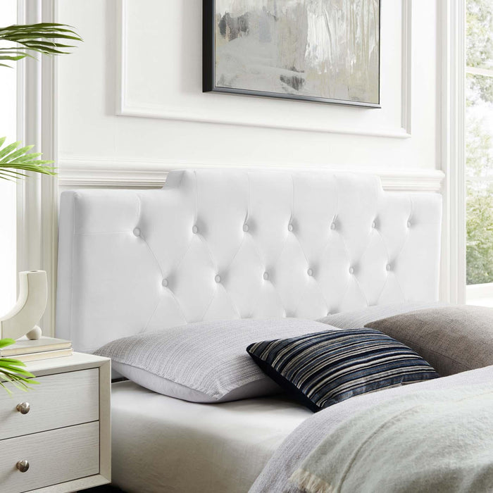 Juliet Tufted King/California King Performance Velvet Headboard