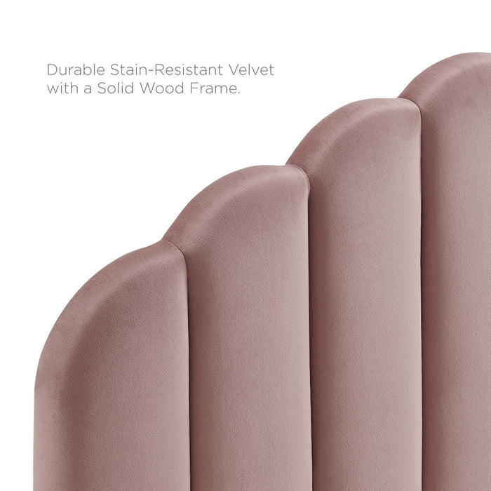 Veronique Twin Performance Velvet Headboard