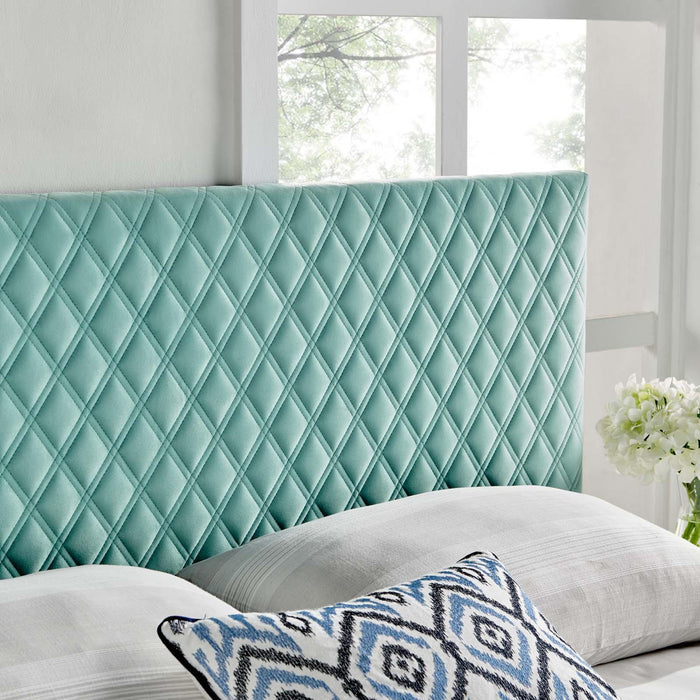 Angela Twin Performance Velvet Headboard