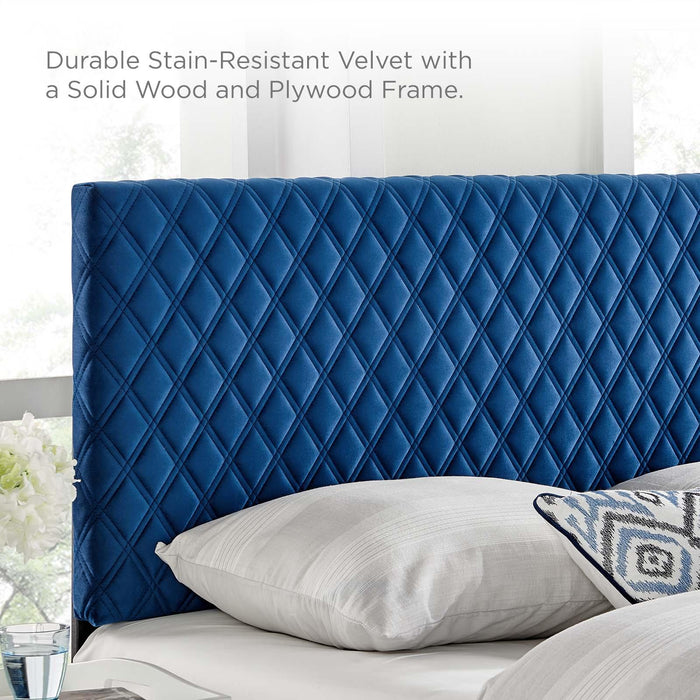 Angela King Performance Velvet Headboard