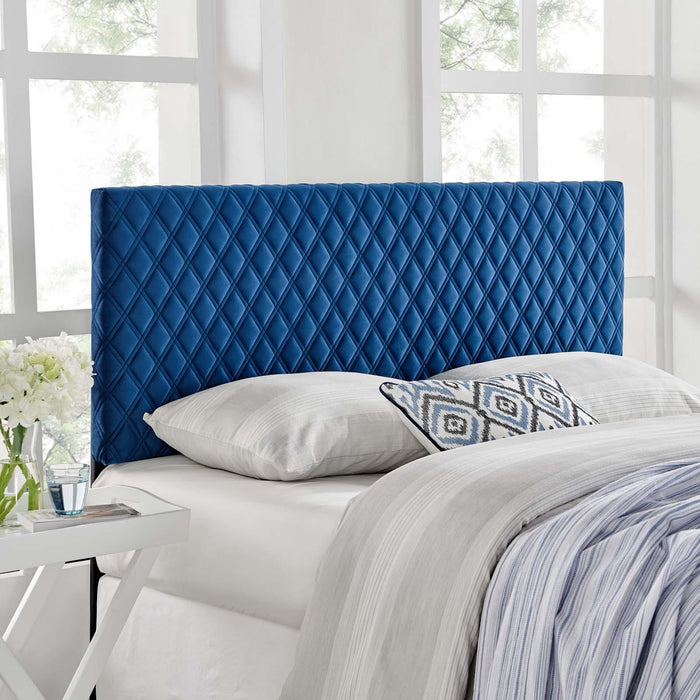 Angela Twin Performance Velvet Headboard