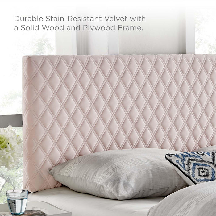 Angela King Performance Velvet Headboard