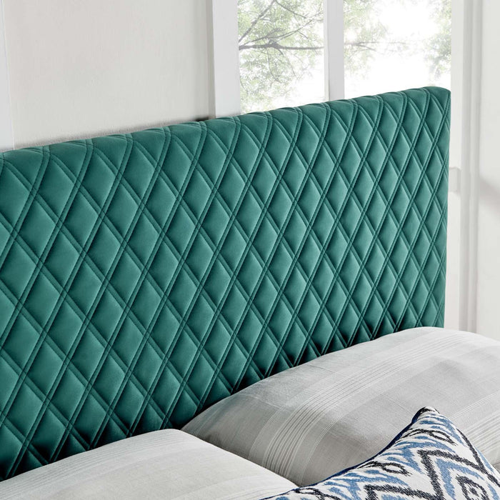 Angela Twin Performance Velvet Headboard