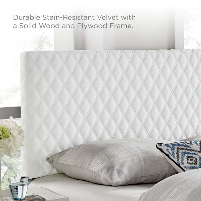 Angela King Performance Velvet Headboard