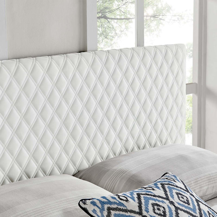 Angela Twin Performance Velvet Headboard