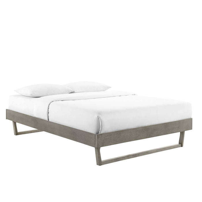 Billie King Wood Platform Bed Frame