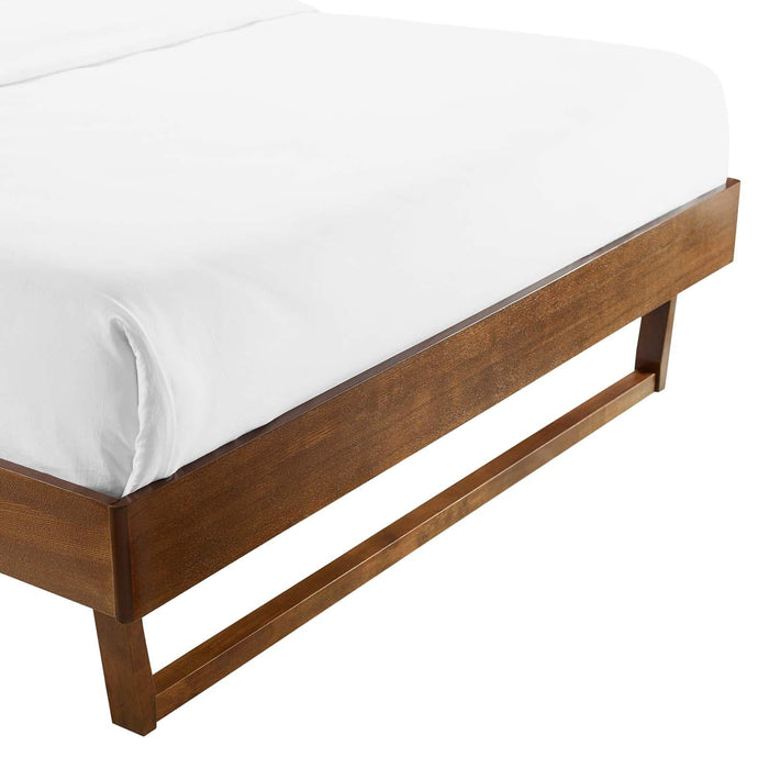 Billie King Wood Platform Bed Frame