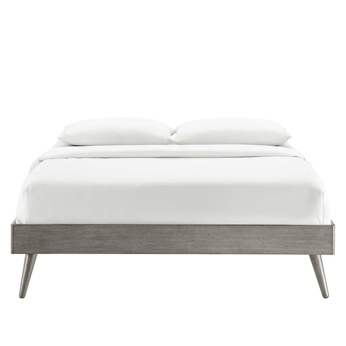 Margo King Wood Platform Bed Frame