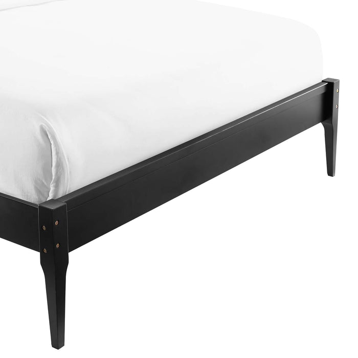 June Twin Wood Platform Bed Frame