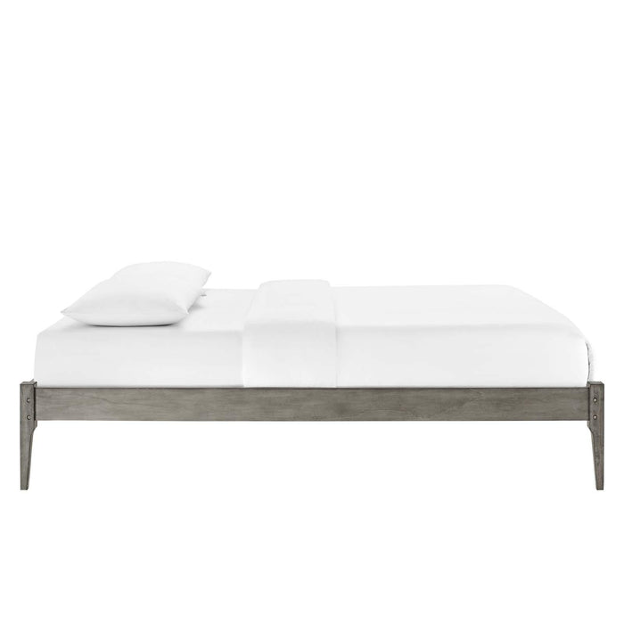 June Queen Wood Platform Bed Frame