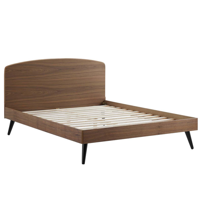 Bronwen Full Wood Platform Bed
