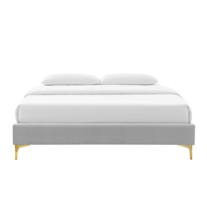 Sutton King Performance Velvet Bed Frame