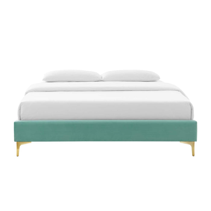 Sutton Full Performance Velvet Bed Frame