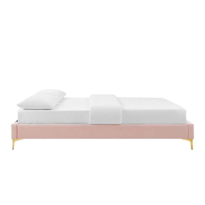 Sutton Twin Performance Velvet Bed Frame