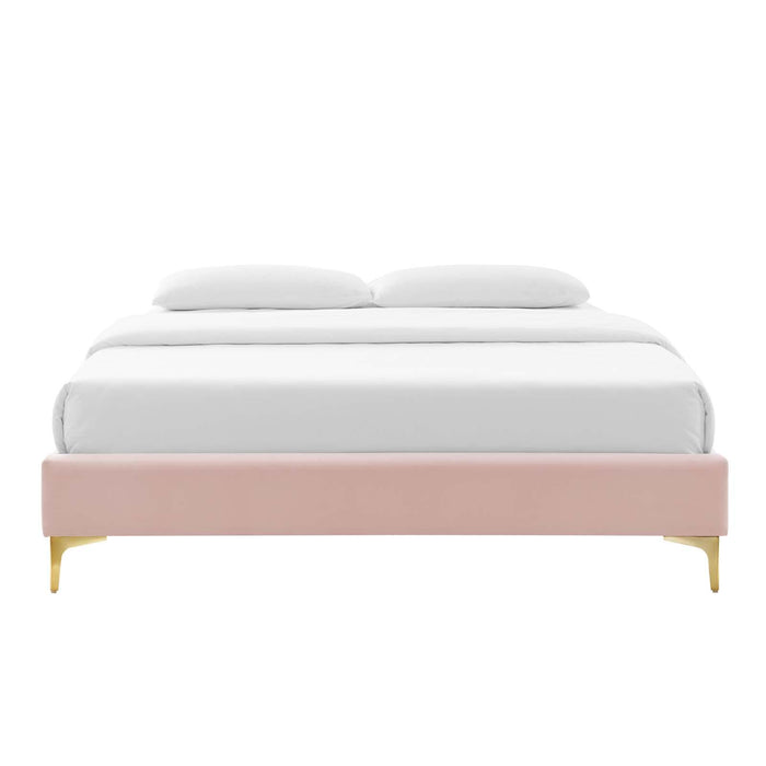 Sutton Twin Performance Velvet Bed Frame