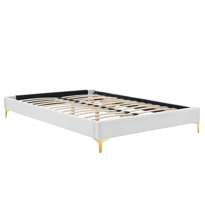 Sutton Queen Performance Velvet Bed Frame