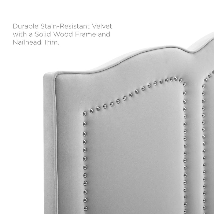 Cecilia Twin Performance Velvet Headboard