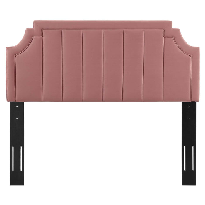 Alyona Channel Tufted Performance Velvet King/California Headboard