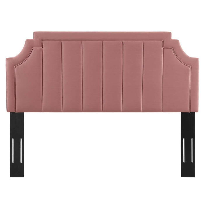 Alyona Channel Tufted Performance Velvet King/California Headboard