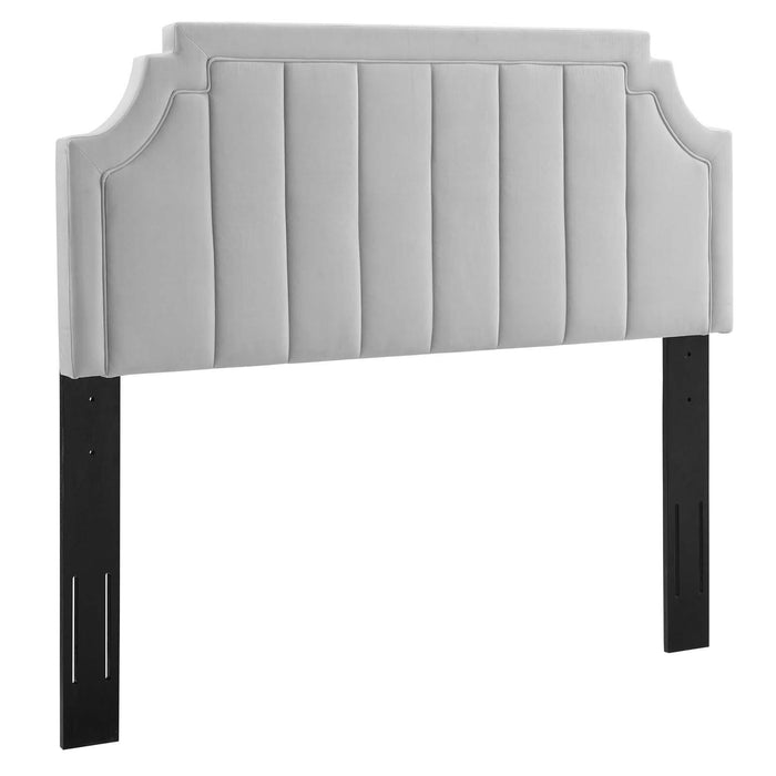 Alyona Channel Tufted Performance Velvet King/California Headboard