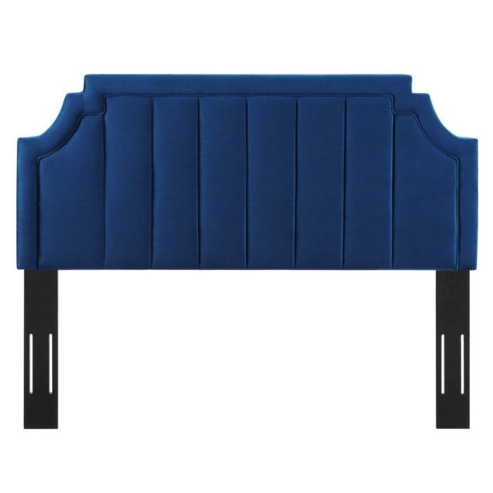 Alyona Channel Tufted Performance Velvet King/California Headboard