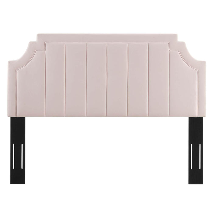 Alyona Channel Tufted Performance Velvet Twin Headboard