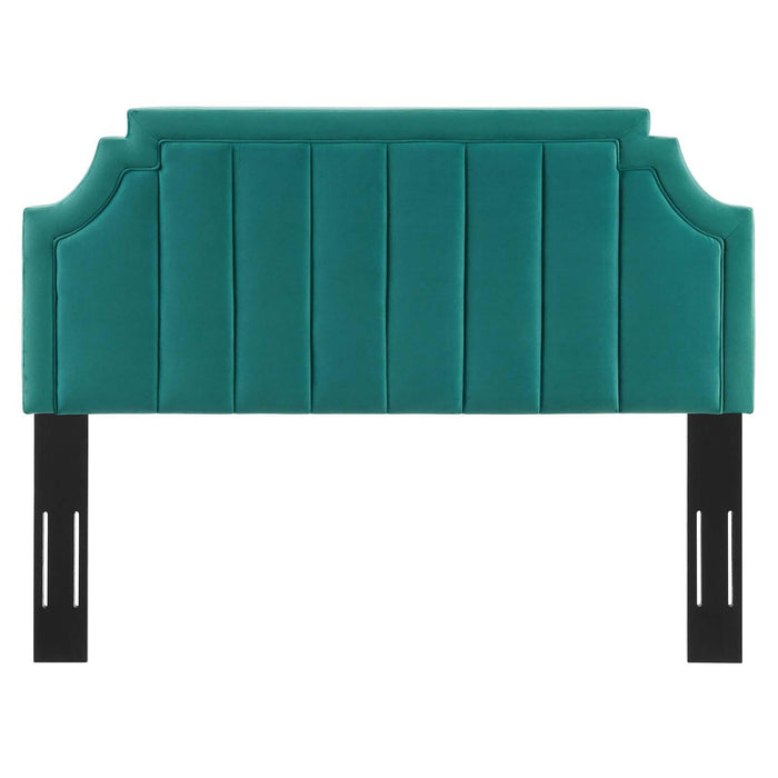 Alyona Channel Tufted Performance Velvet Twin Headboard