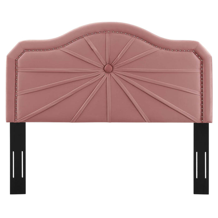 Kristin Pleated Performance Velvet King/California King Headboard